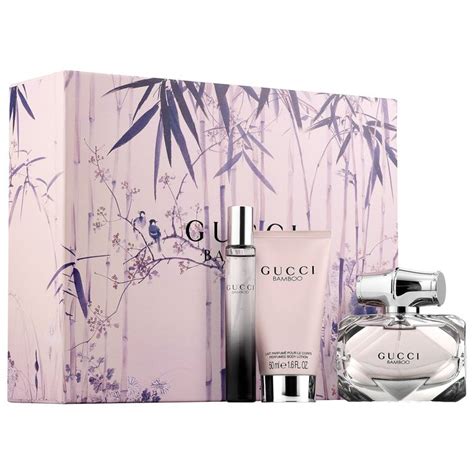 perfume shop gucci gift set|Gucci bamboo gift set sale.